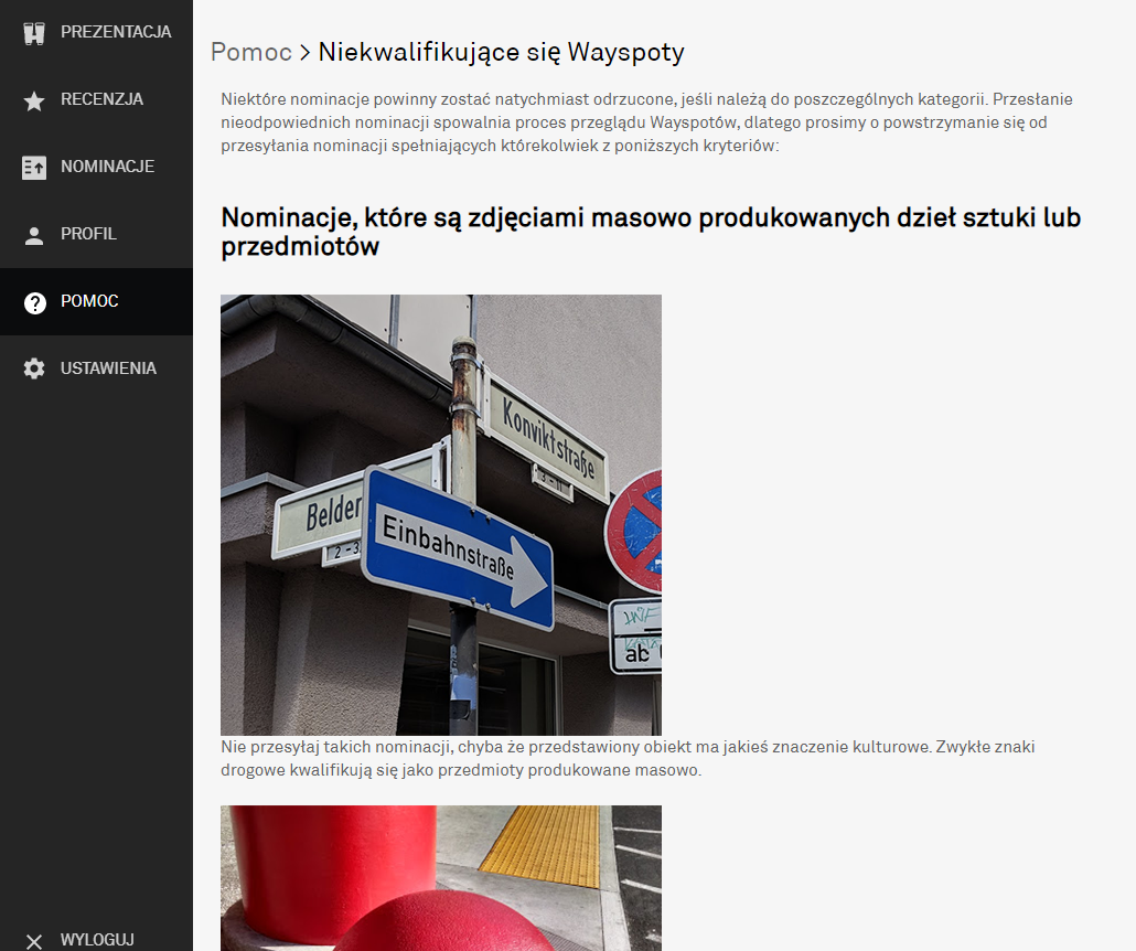 niekwalifikujące się Pokestopy