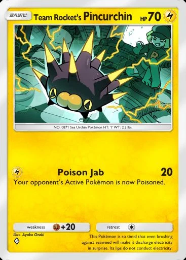 Team Rocket’s Pincurchin