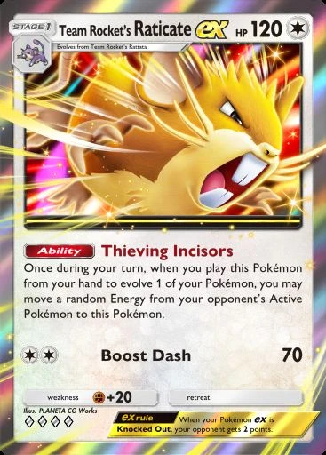 Team Rocket’s Raticate ex