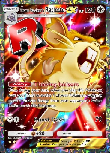 Team Rocket’s Raticate ex