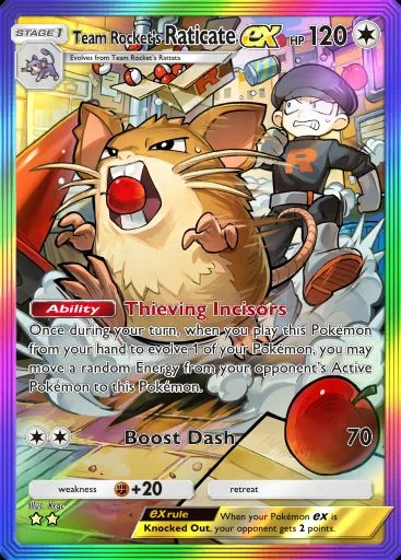 Team Rocket’s Raticate ex