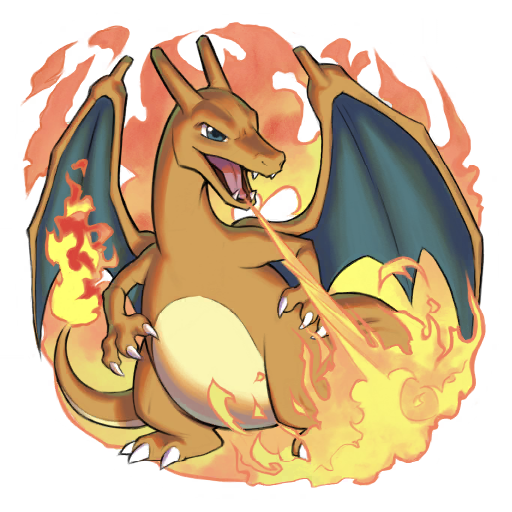 sticker charizard 3
