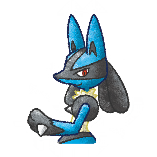 sticker diamondPearlLucario