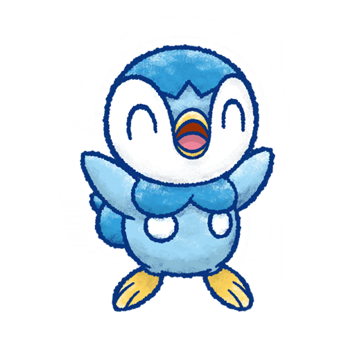sticker diamondPearlPiplup