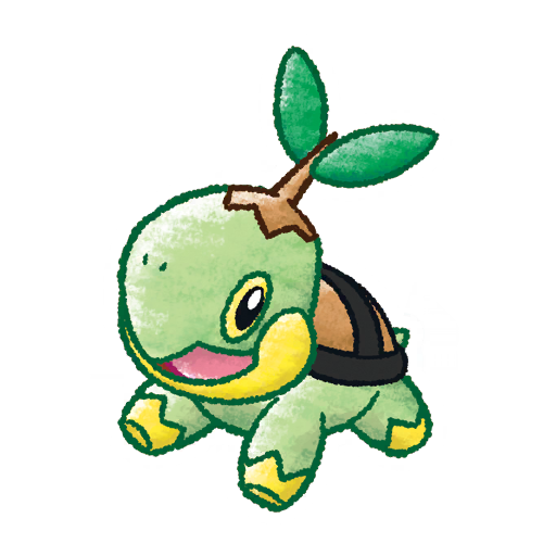 sticker diamondPearlTurtwig