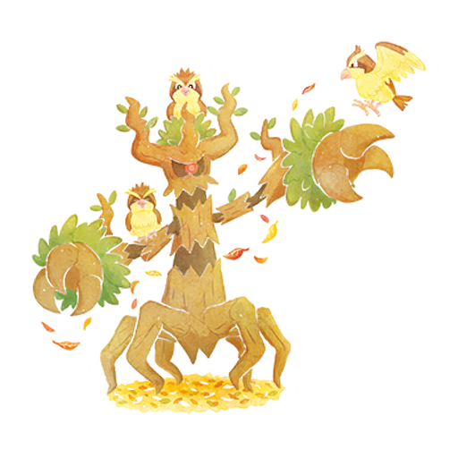 sticker fall trevenant