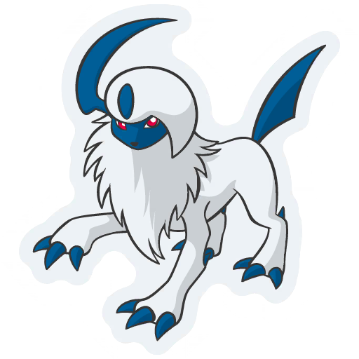 sticker flair absol 0359