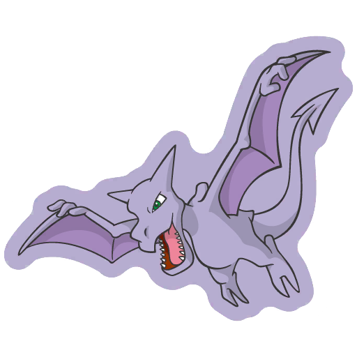 sticker flair aerodactyl 0142
