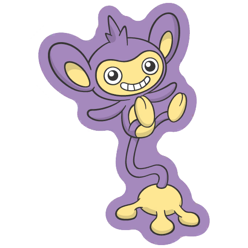 sticker flair aipom 0190