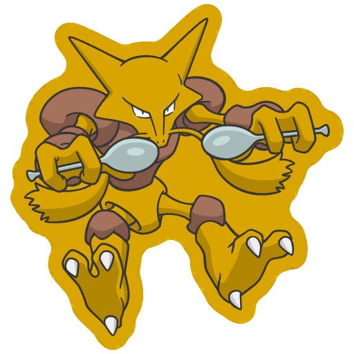 sticker flair alakazam 0065