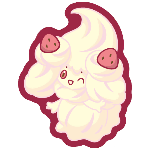 sticker flair alcremie 0869