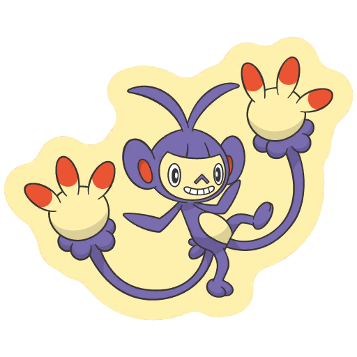 sticker flair ambipom 0424