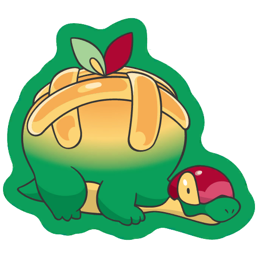 sticker flair appletun 0842