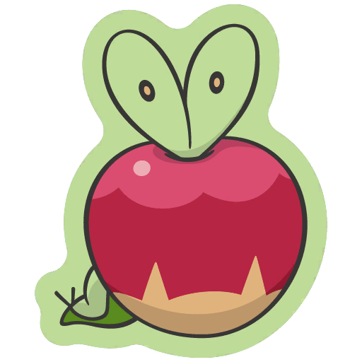 sticker flair applin 0840