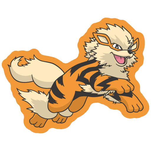 sticker flair arcanine 0059