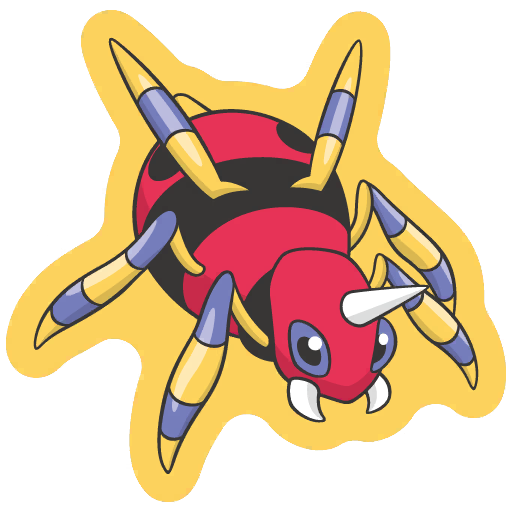 sticker flair ariados 0168