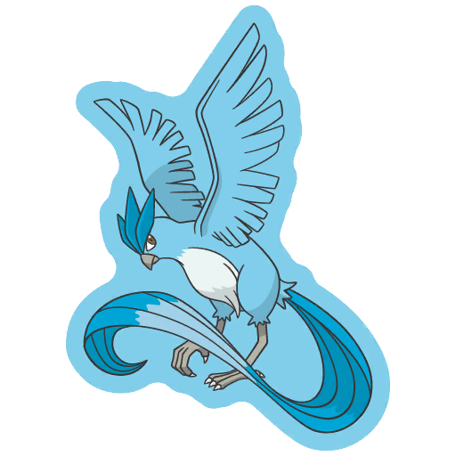 sticker flair articuno 0144