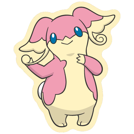 sticker flair audino 0531