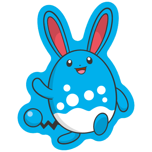 sticker flair azumarill 0184