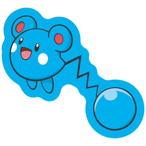 sticker flair azurill 0298