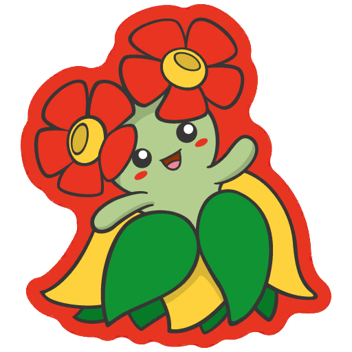 sticker flair bellossom 0182
