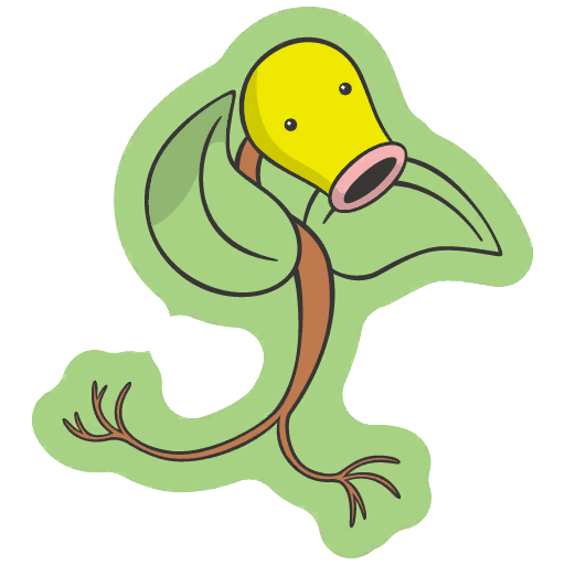 sticker flair bellsprout 0069