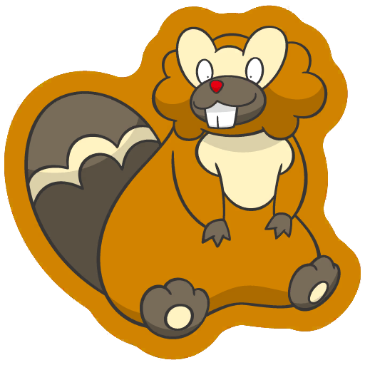 sticker flair bibarel 0400