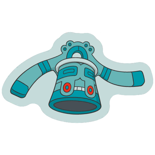 sticker flair bronzong 0437