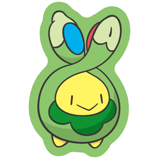 sticker flair budew 0406