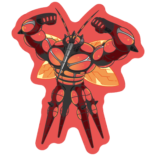 sticker flair buzzwole 0794