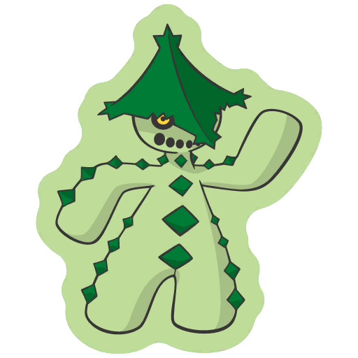 sticker flair cacturne 0332