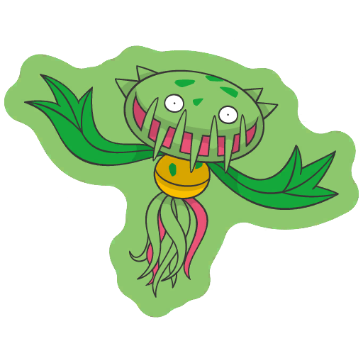 sticker flair carnivine 0455