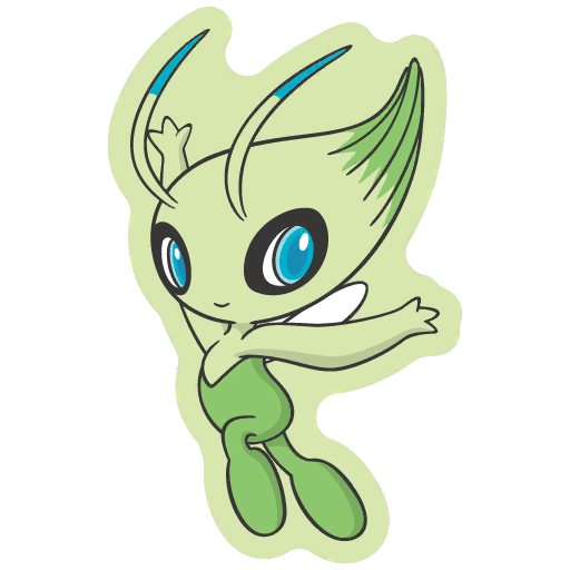 sticker flair celebi 0251