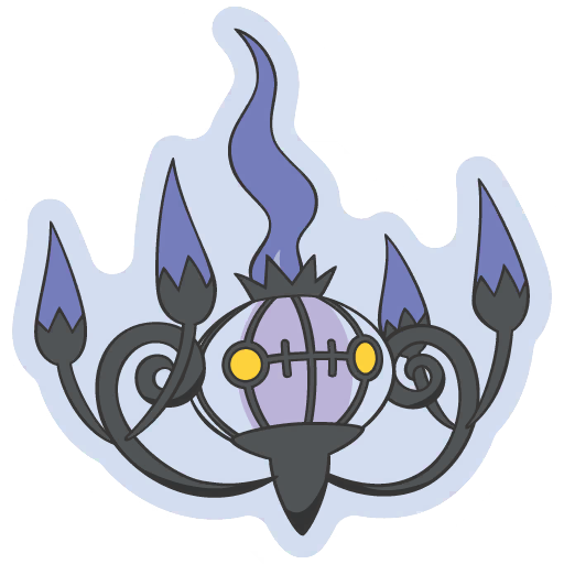 sticker flair chandelure 0609