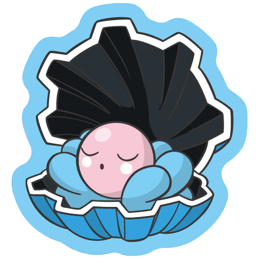 sticker flair clamperl 0366