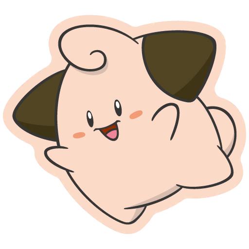 sticker flair cleffa 0173