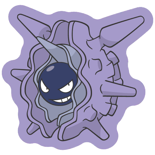 sticker flair cloyster 0091