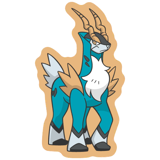 sticker flair cobalion 0638