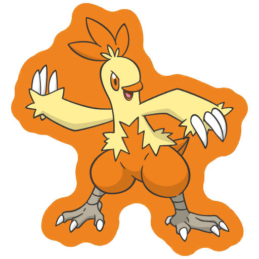 sticker flair combusken 0256
