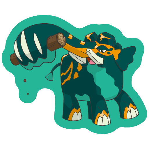 sticker flair copperajah 0879