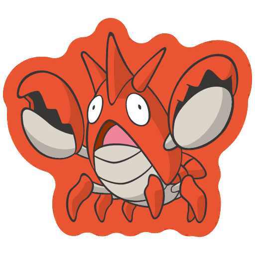 sticker flair corphish 0341