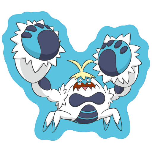 sticker flair crabominable 0740