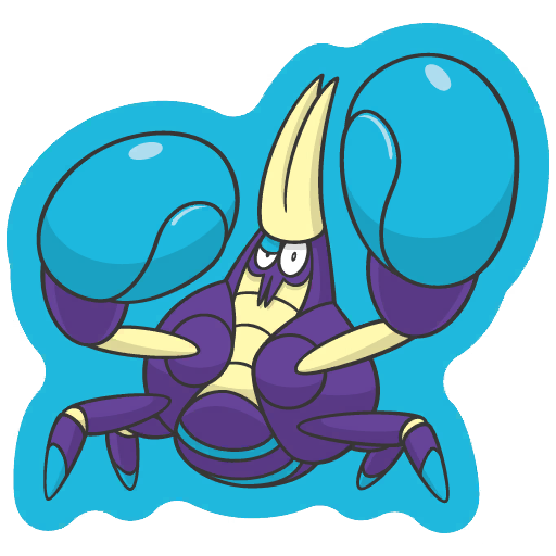 sticker flair crabrawler 0739