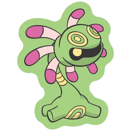 sticker flair cradily 0346