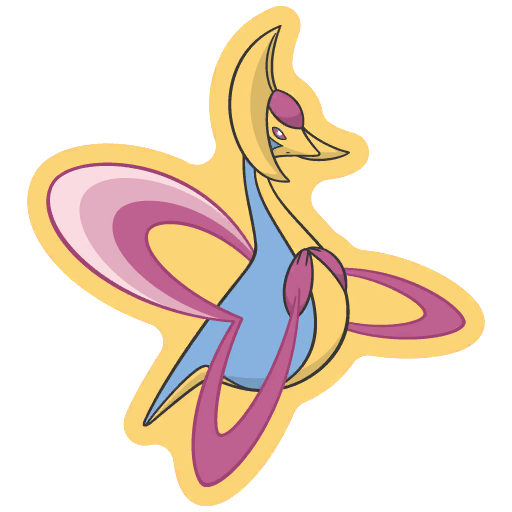sticker flair cresselia 0488