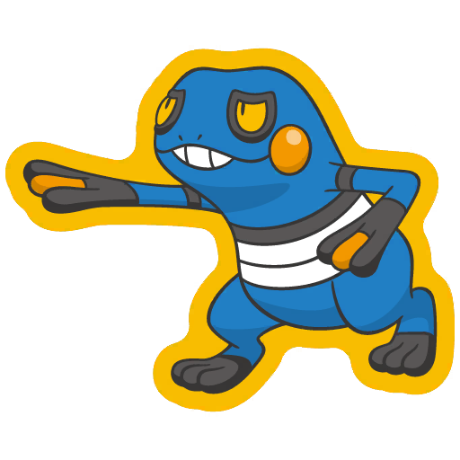 sticker flair croagunk 0453