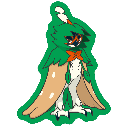sticker flair decidueye 0724