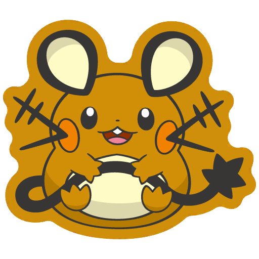 sticker flair dedenne 0702