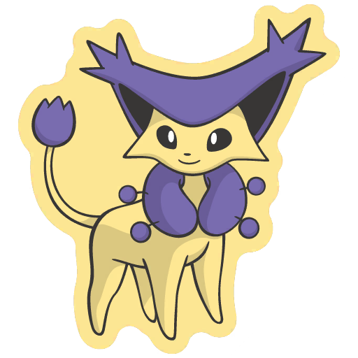 sticker flair delcatty 0301