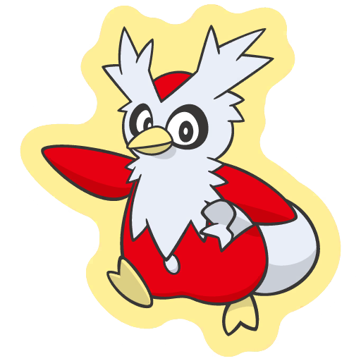 sticker flair delibird 0225